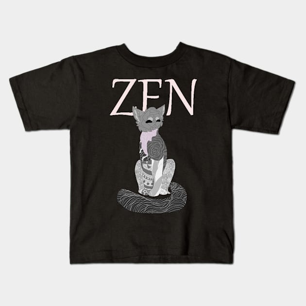 zen Kids T-Shirt by rnorningstar